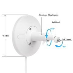 Hardwired Kit for Ring Cams (Outdoor Cam Plus, Stick Up Cam, 1 Pack, White