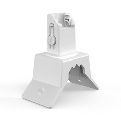 Holicfun Outside Wall Corner Mount for Eufy SoloCam S340/E30/E42 and 4G White