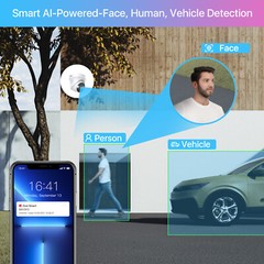 ZOSI 8CH/16CH 4K NVR 5MP POE Security Camera System AI Human Car Detect IR Audio