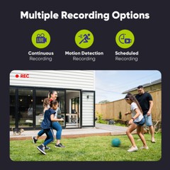 SANNCE 1080P Lite 8CH DVR CCTV Security Video Recorder AI Human Detection System