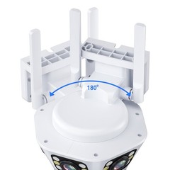 HD 4K IP CCTV Outdoor Waterproof Security Camera Night Vision Two-way Intercom