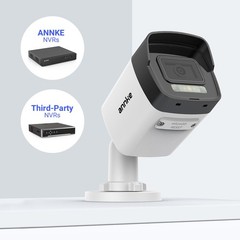 ANNKE 5MP Color POE IP Security Camera System Human Detection 8CH 8MP NVR Audio