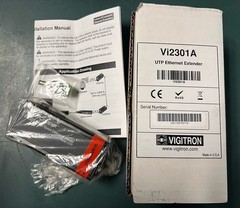 Vigitron Vi2301a Single Port Maxiicopper Ethernet Extender Over Utp 60w Poe