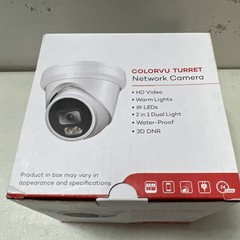 ColorVu Network Camera 8MP 4K HD White Water-Proof 3D DNR NEW OPEN BOX