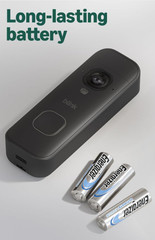 NEW – Blink Battery Doorbell (ADD ON) – Black / 2K+ Video / Alexa Compatible