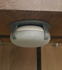SturdyGrip™ Wall Mount / Ceiling Mount for Google Home Mini & Nest (Gray/Chalk)