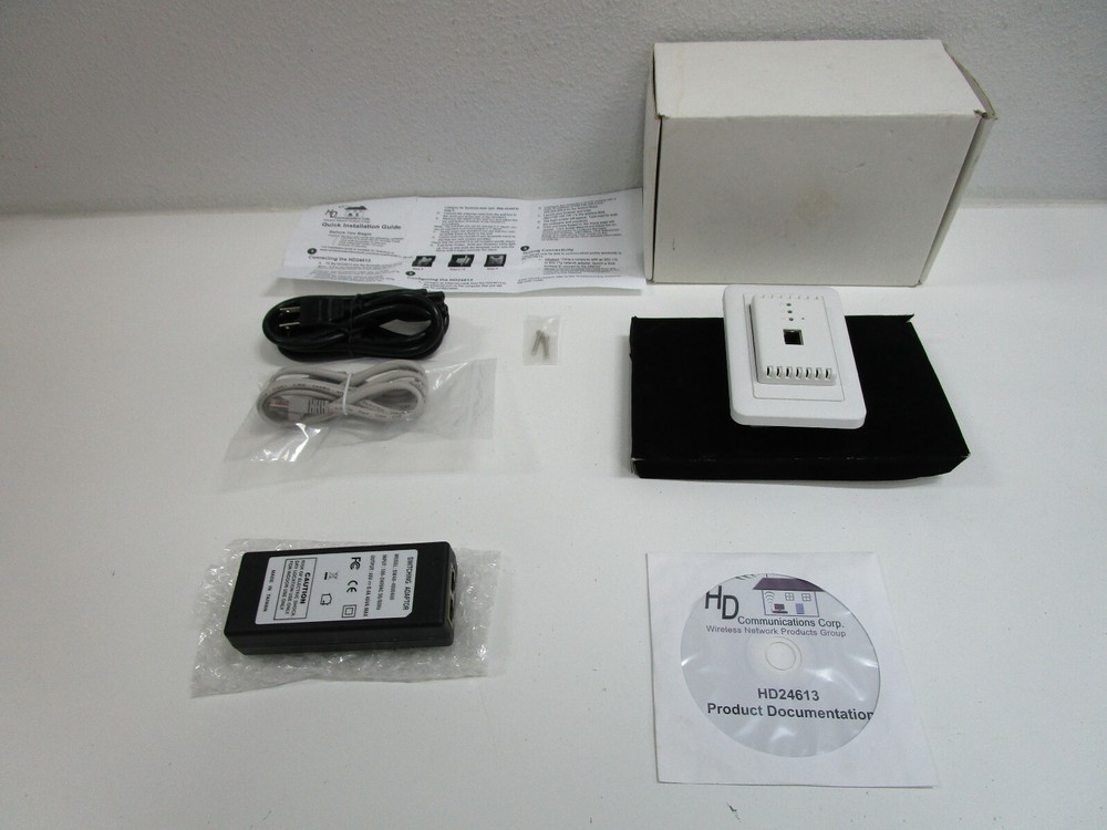 In-Wall Wi-Fi, Data, and VoIP Device – HD Communications Corp. – HD24613