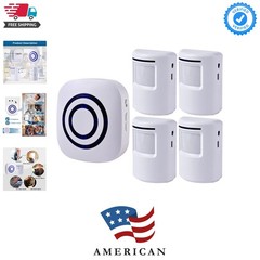 Motion Sensor Alarm, Wireless Driveway Alarm, Home Security Business Detect A…
