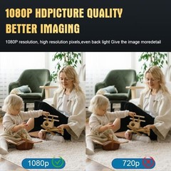 HD Mini Camera Wireless Surveillance Cam – iOS & Android App