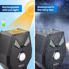1/3 Mile Long Range Solar Driveway Alarms Wireless Outside Weatherproof Sensors