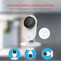 YI Pro 2pc Home Camera 2K Wireless IP Security Surveillance System Night Vision