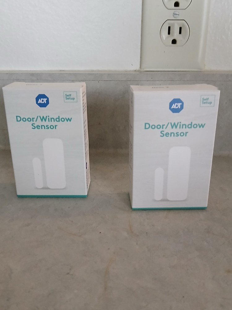 New 2 Pack ADT Self Setup Door / Window Sensor White (SSH1R0-29-S)