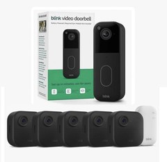 Blink 5 Camera System Smart Outdoor 4 (4th Gen) Sync Module Core +Video Doorbell