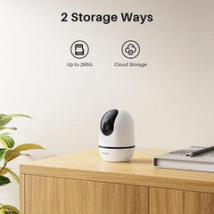 WUUK 4MP Indoor Security Camera Pan Tilt Cam for Baby Monitor Wi-Fi Home Secu…