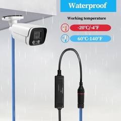 Waterproof 48V to 24V PoE Converter Output 24V 25W Max IEEE802.3 af/at PoE to…