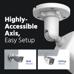 ANNKE 5MP Video CCTV Security Camera Outdoor Color Night Vision Audio Recording