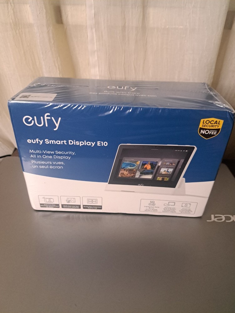 eufy Security eufy Smart Display E10, Smart Home Hub, 8″ Control Panel Four View