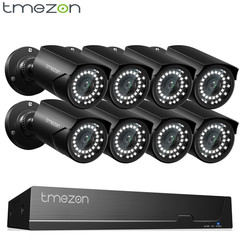 8CH POE NVR Kit IP Camera Full HD Home Office Recording System 2-Way Audio IP66