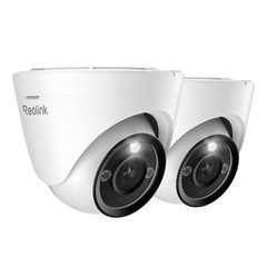 Reolink 2pcs RLC-833A 4K Outdoor IP PoE Camera 3X Zoom Color Night Vision
