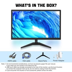 Ercgwop Monitor 22 Inch Fhd 1920X1080P Ips Pc Monitor 10-Point Touch Screen