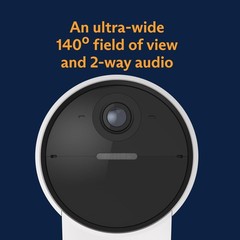 SimpliSafe Outdoor Wireless Security Camera Series 2 1080P HD Active Guard CM021