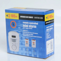 Wireless Motion Sensor Alarm Security Detector Indoor Outdoor Alert Systeem Met