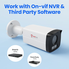 Anpviz 4MP PoE Security IP Camera Indoor/Outdoor Audio Recording AI Human Detect
