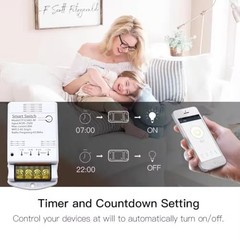 Tuya App Smart WiFi Control Switch, 30A Max Output,Add WiFi Remote to Lights,