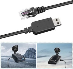 Radar Detector Cable, USB to RJ11 Plug Cable,for Uniden R1 R3 R4 R7 R8