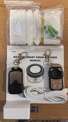 Raynon WiFi Home Security System Base Kit Alarm Door Sensor PIR Sensor W/Remotes