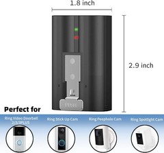 6500mAh Rechargeable Battery Pack for Video Doorbell 2/3/3 Plus/4 with Charger