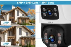 KERUI 8CH PoE NVR 6MP Security Outdoor Camera System AI Smart Human Detection US