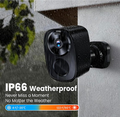 2K Wireless Security Camera Outdoor 5G WiFi Color Night Vision Free Cloud Storag