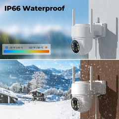 4MP 10CH NVR 2/4/8-Cam Kit Solar Battery Wireless Security Camera System Outdoor