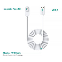 TUSITA 10-Ft. Indoor Magnetic Charging Cable Compatible with Arlo Ultra 1 2, Pro