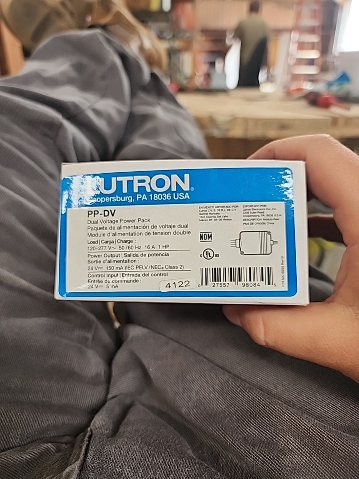 NEW – Lutron PP-DV Power Pack Dual Voltage 16A 120-277V