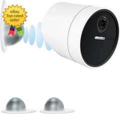 2 Pack Metal Wall Mount Compatible with Simplisafe Wireless Outdoor Security Cam