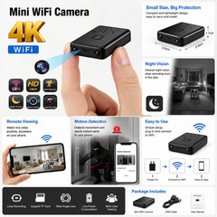 Mini WiFi Camera 1080P HD Night Vision Motion Detection Home Security Cam