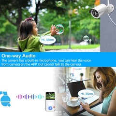 5MP Surveillance Bullet Weatherproof Outdoor Indoor 3.6mm Lens IR Cut Day&Nig…