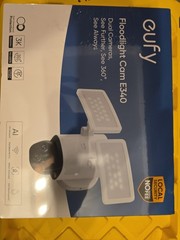 New Eufy Floodlight Cam E340 AI Motion Activated Waterproof 360 Pan/Tilt FreeS&H