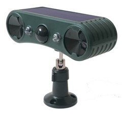Solar-Powered Motion Mobile Alarm Red Blue Flashing LED Siren For Indoor Outdoor