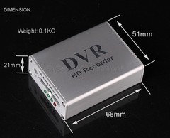 Super Mini HD DVR Recorder D1 Resolution for CCTV System H.265/H.264 Compression