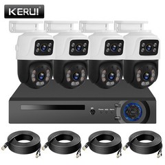 8CH H2.65 NVR 6MP POE Security Camera System Outdoor Home Security Cameras Set