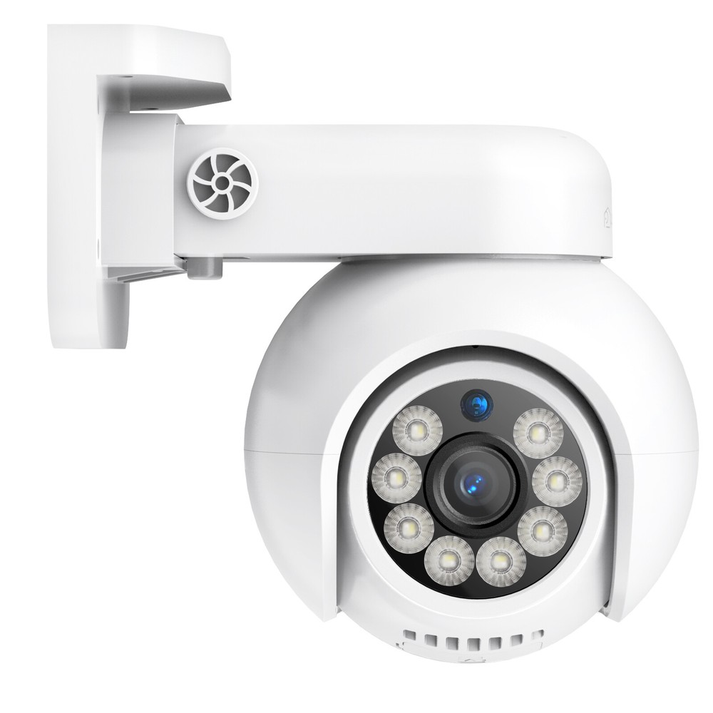 SANNCE 4K 8MP POE Pan/Tilt IP Security Camera 2-Way Audio Full Color Night IP66