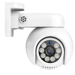 SANNCE 4K 8MP POE Pan/Tilt IP Security Camera 2-Way Audio Full Color Night IP66