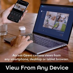 Geeni Look 2 Pack 1080p HD Smart Wi-Fi Security Camera System with Voice Control