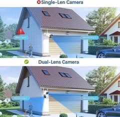 10CH Wireless Security Cameras System 360° PTZ Outdoor NVR system Kit 500GB HDD