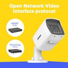 ANNKE 8MP 4K Audio POE IP Security Camera H.265+ Outdoor Night Vision C800 AI