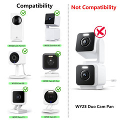 25FT Power Extension Cable Compatible with WYZE Cam OG, Cam V4/V3/V3 Pro, Cam Pa