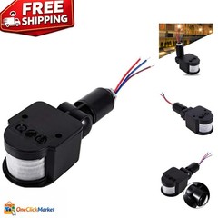 PIR Motion Sensor Light Switch – 90-250V Auto On/Off for Secure Outdoor Lighting